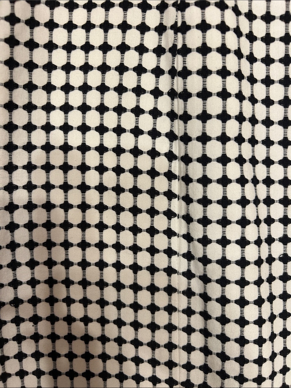 Harold's Black and White Dot Pencil Skirt - Picture 3 of 8